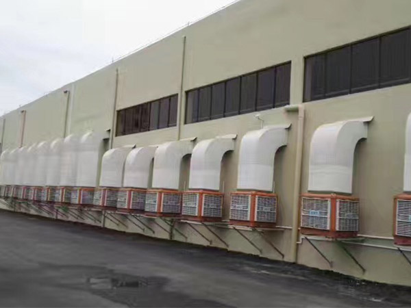 手提袋廠加工廠廠房車間環(huán)保空調(diào)降溫工程