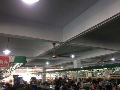 廣東清遠玩具廠廠房安裝工業(yè)大風(fēng)扇降溫工程案例